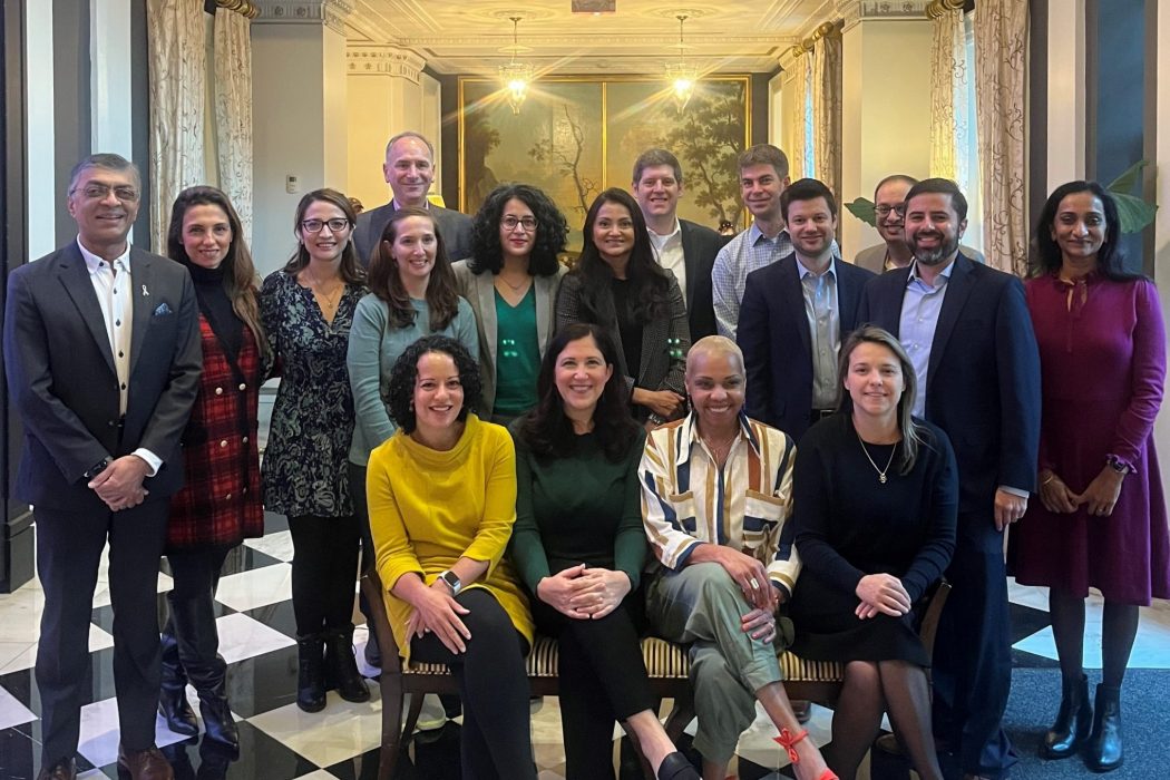 Leadership Academy Cohort 4 in Washington, DC at the Kickoff with Program Director Madhav Swaminathan, MD, FASE and Program Founder, Neil Weissman, MD, FASE